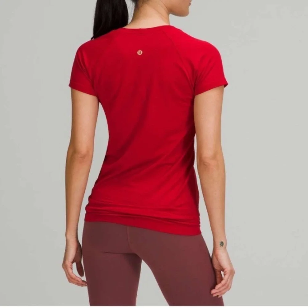 Lululemon New Year Swiftly Tech Short Sleeve Shirt Dark Red